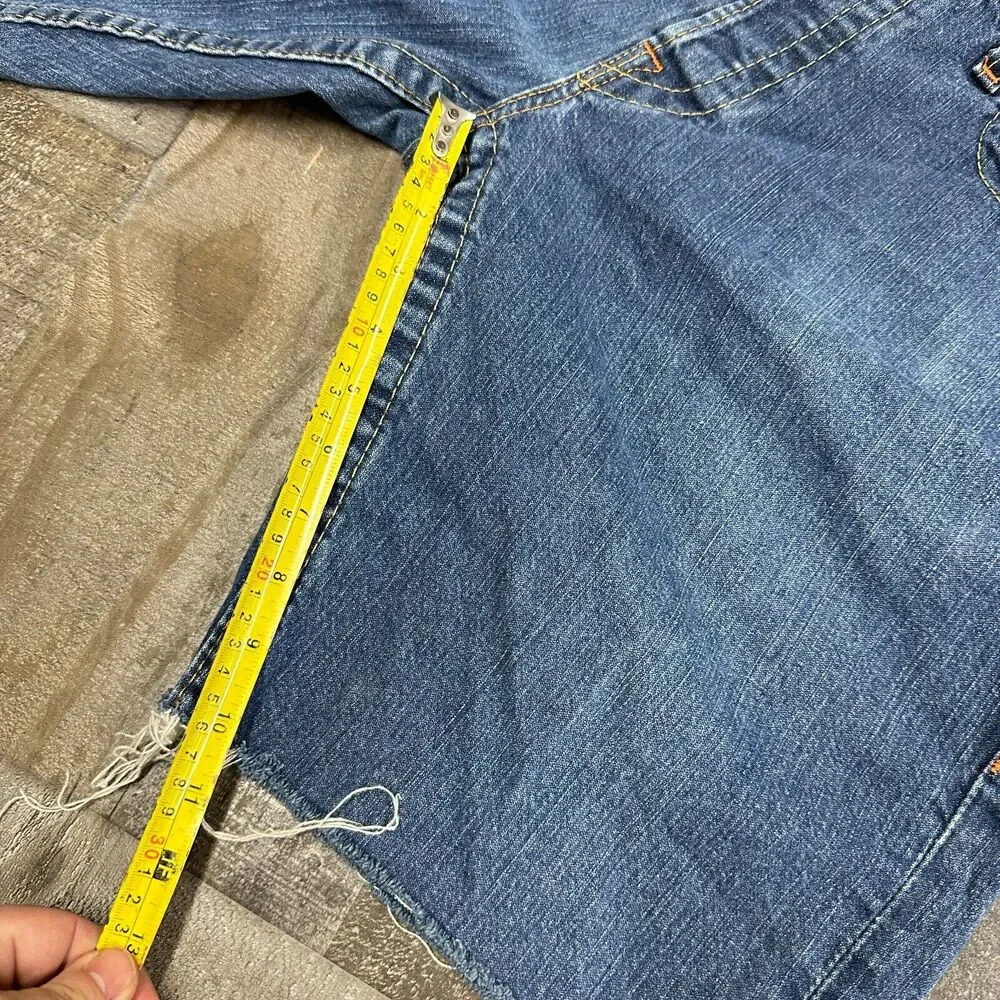 True‎ Religion Jeans Logan Blue Men's short Size 38 - 38x10 Cut Off